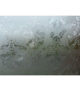 Novotex Film Vitrostatique pour Vitrage Baroque - Motif Gaufré – 45cm x 2m