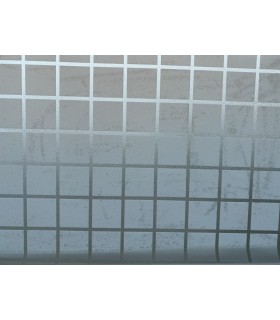 Novotex Film Vitrostatique pour Vitrage Carré - Motif Gaufré Imprimé – 45cm x 2m