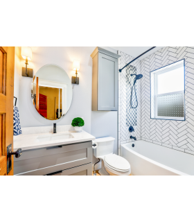 Novotex Film Vitrostatique pour Vitrage Horizon - Motif Gaufré Imprimé – 45cm x 2m