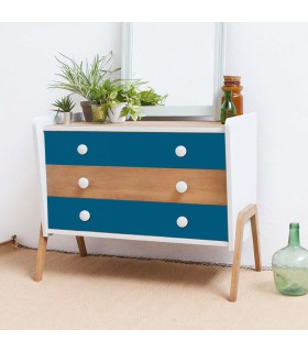 Adhésif Uni Bleu Lagon 45cm x 2m