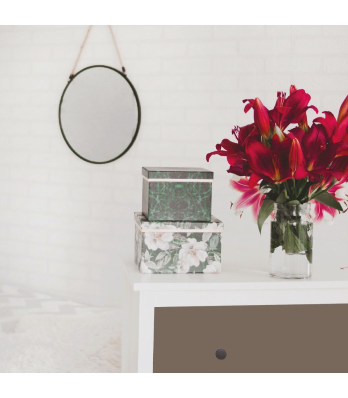 Adhésif Uni Taupe Brillant 45cm x 2m