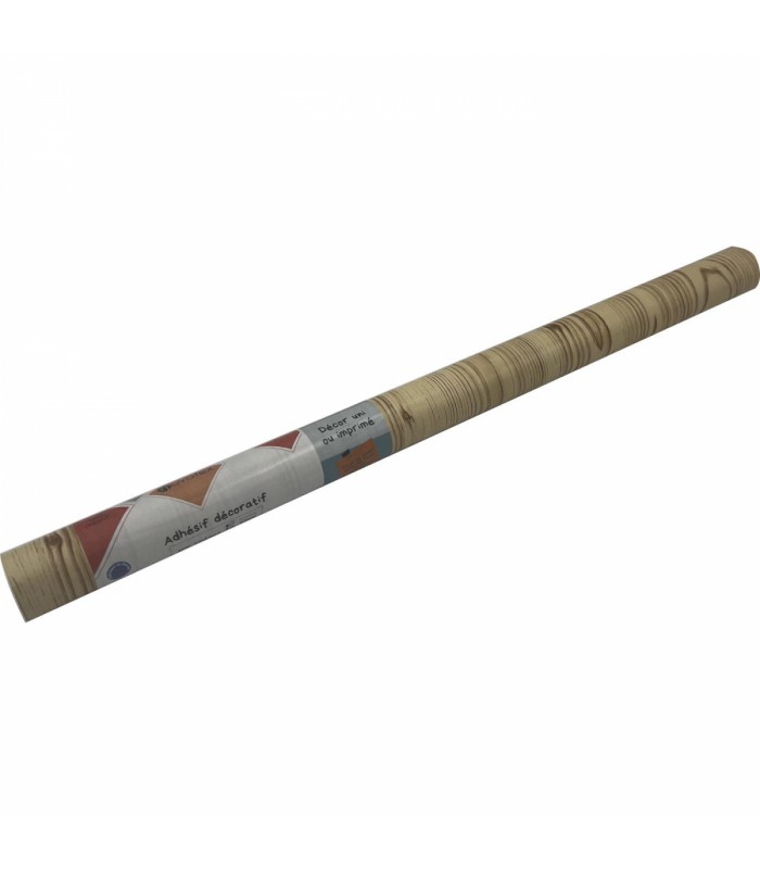 Adhésif Effet Bois Chêne Clair 45cm x 2m