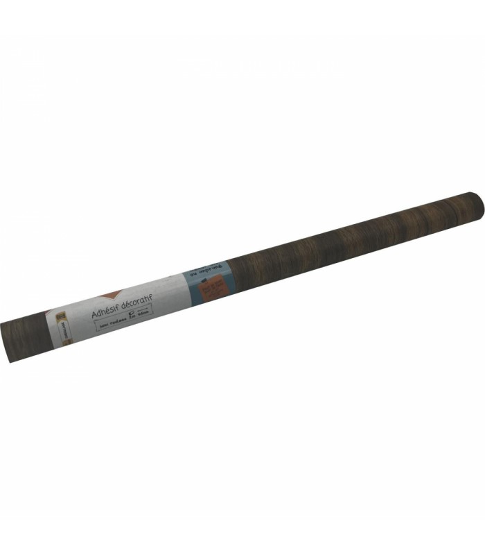 Adhésif Effet Bois Noyer 45cm x 2m