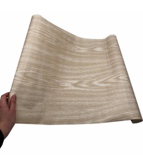 Adhésif Effet Bois Cendre Blanc 45cm x 2m