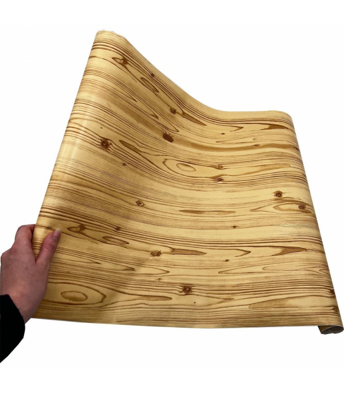 Adhésif Effet Bois Chêne Clair 45cm x 2m