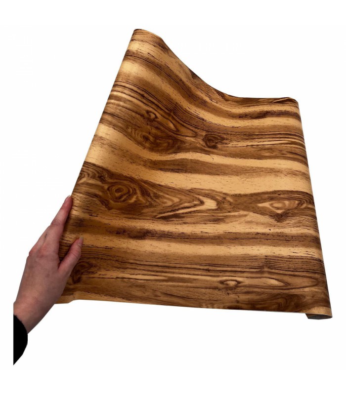 Adhésif Effet Bois Chêne Medium 45cm x 2m