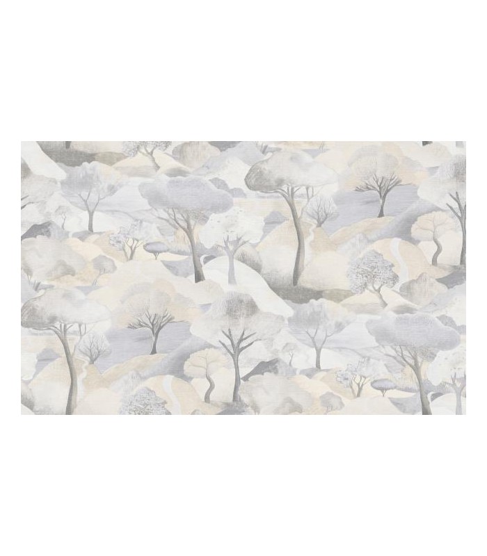 PAPIER PEINT INTISSE GR VIEW BEIGE GRIS - GENTLE - 10 X 1,06M