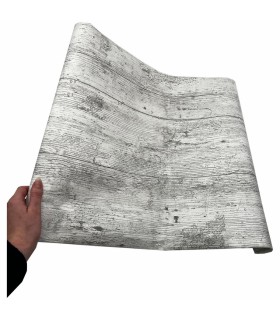 Papier Adhésif - Effet vieux bois clair - 45cm x 2m