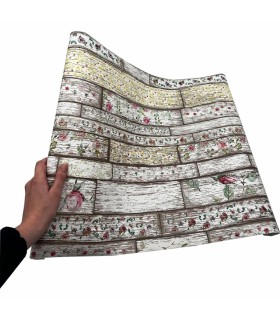 Adhésif Effet Bois Virola 45cm x 2m