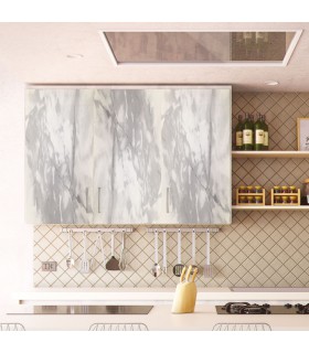 Adhésif Imprimé Marbre Gris 45cm x 2m