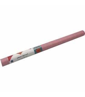 Adhésif Imprimé Vichy Rouge 45cm x 2m