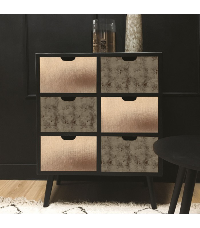 Adhésif Effet Métallisé Rusty métal 45cm x 1,5m