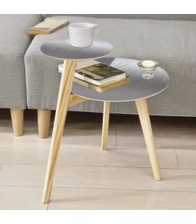 Adhésif Effet Gaufré Baroque Gris clair 5cm x 1,5m