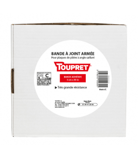 Bande à joints armée Toupret 5cm x 30m