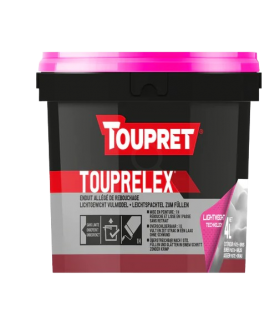 Enduit de rebouchage allégé Touprelex