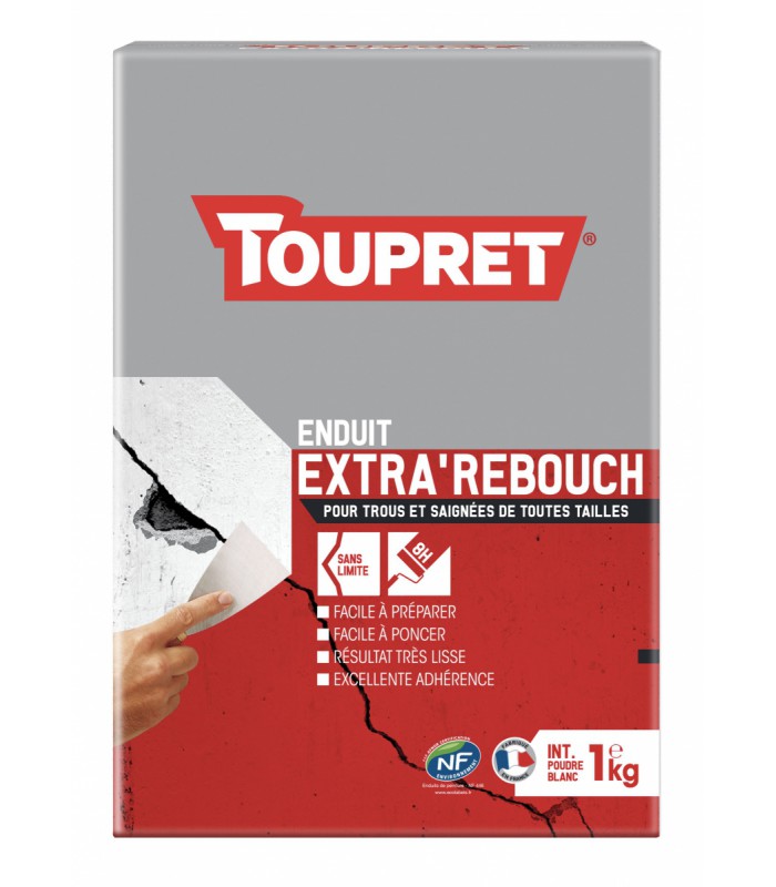 Toupret enduit de rebouchage Extra'Rebouch poudre