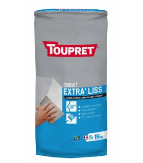 Extra'Liss Poudre enduit Toupret finition