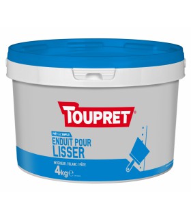 Enduit pour lisser pâte Toupret murs intérieurs