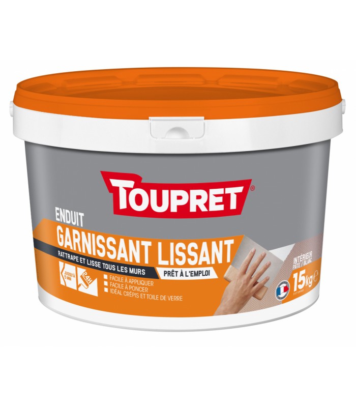 Toupret  Garnissant lissant 2 en 1 pâte 15kg