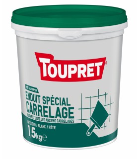 Toupret Enduit spécial carrelage pâte pot