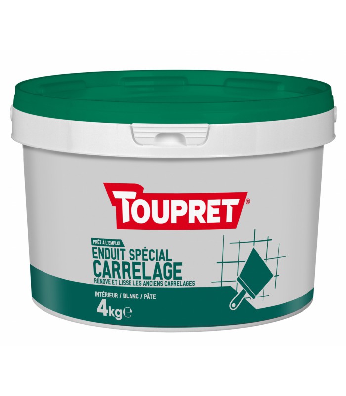 Toupret Enduit spécial carrelage pâte pot