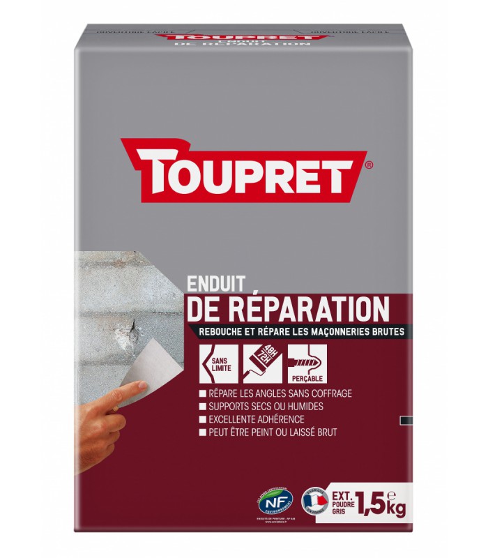 Toupret Enduit de réparation poudre boite