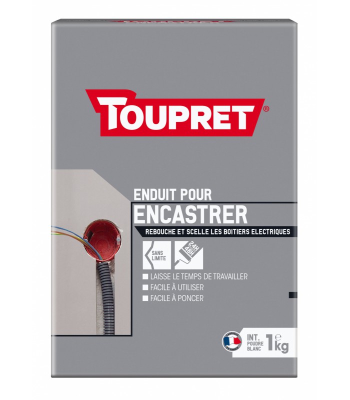 Toupret Enduit pour encastrer poudre 1Kg