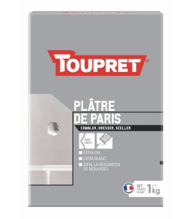 Plâtre de Paris en sac Toupret extra fin