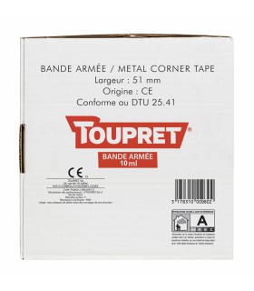 Toupret Bande de joint armé 5cm x 12,5m