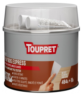 Enduit Spécial Bois Intérieur Et Extérieur- Repar'Bois - Toupret - 500g