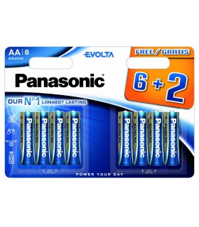 Piles LR06 AA Evolta 6+2 gratuites
