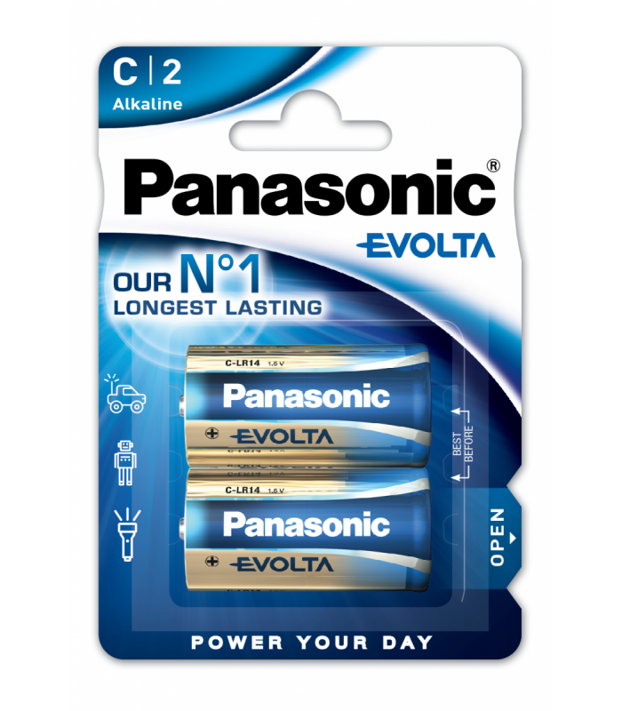 2 Piles LR14 C Evolta