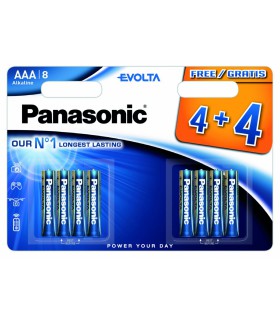 Piles LR03 AAA Evolta 4+4 gratuites