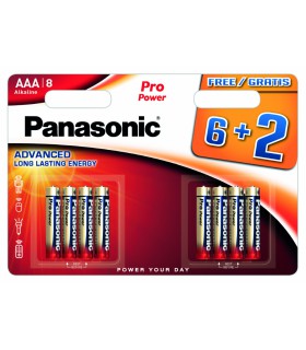 Piles LR03 Pro power 6 + 2 gratuites