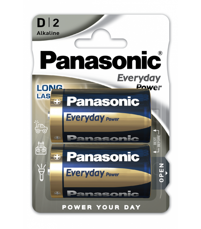 2 Piles LR20 D Everyday Power