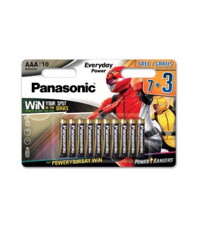 Piles Panasonic Everyday Power LR03 AAA - 7 piles + 3 gratuites