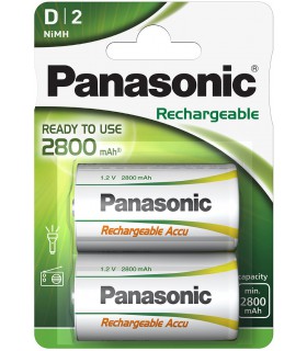 2 Piles rechargeables D LR20 HHR-1SRE