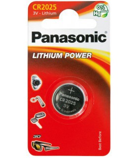 Pile bouton Panasonic CR2025 Lithium 3V