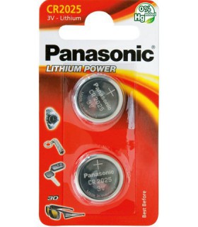 2 Piles bouton CR2025