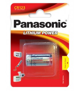 Pile CR123 Lithium Panasonic 3V haute puissance
