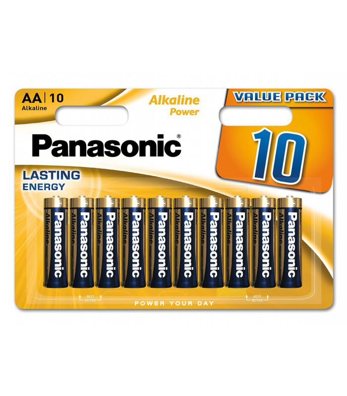 10 Piles AA LR06 Alkaline Power