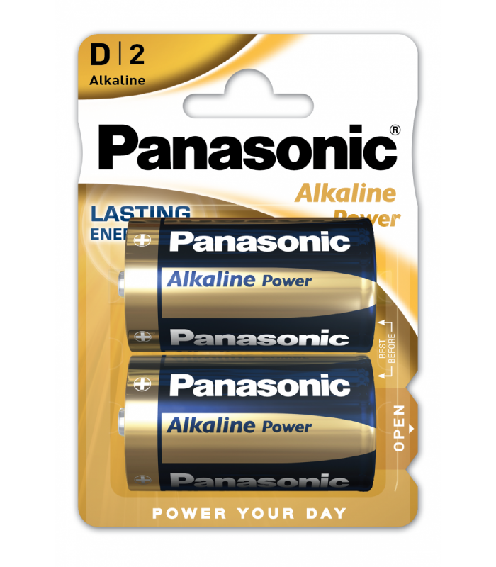 2 Piles D LR20 Alkaline Power