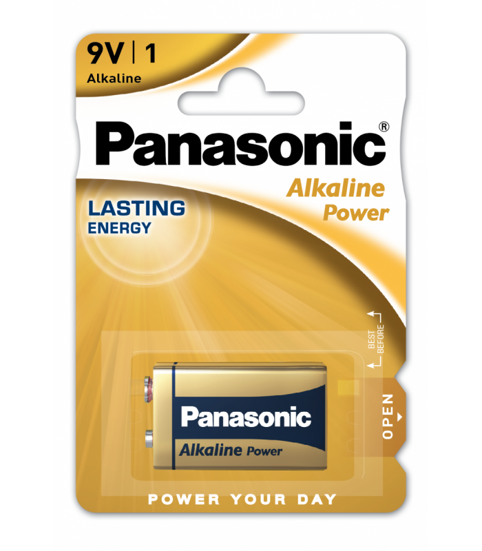 Pile 9V 6LR61 Alkaline Power