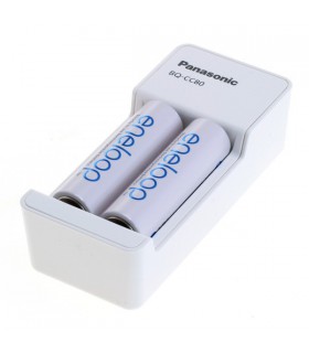 Chargeur de piles Eneloop BQ-CC80MCC20 USB avec 2 piles AA incluses