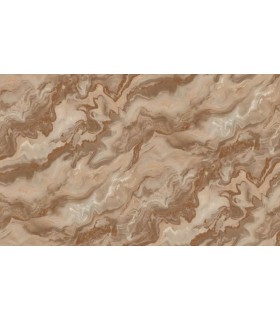 PAPIER PEINT INTISSE MYSTIC TERRACOTTA - ELLE DECORATION 4 - 10 X 1,06M
