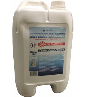 Extrait de javel 9,6% de chlore actif - Nettoyant ultra concentré