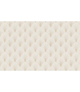 PAPIER PEINT INTISSE AVANTGARDE BEIGE CREME - ELLE DECORATION 4 - 10 X 1,06M