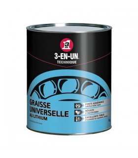 3-en-un Graisse universelle au lithium - longue durée