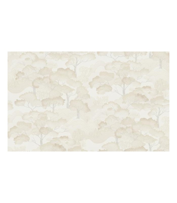 PAPIER PEINT INTISSE GOLDEN GROVE BEIGE - ELLE DECORATION 4 - 10 X 1,06M