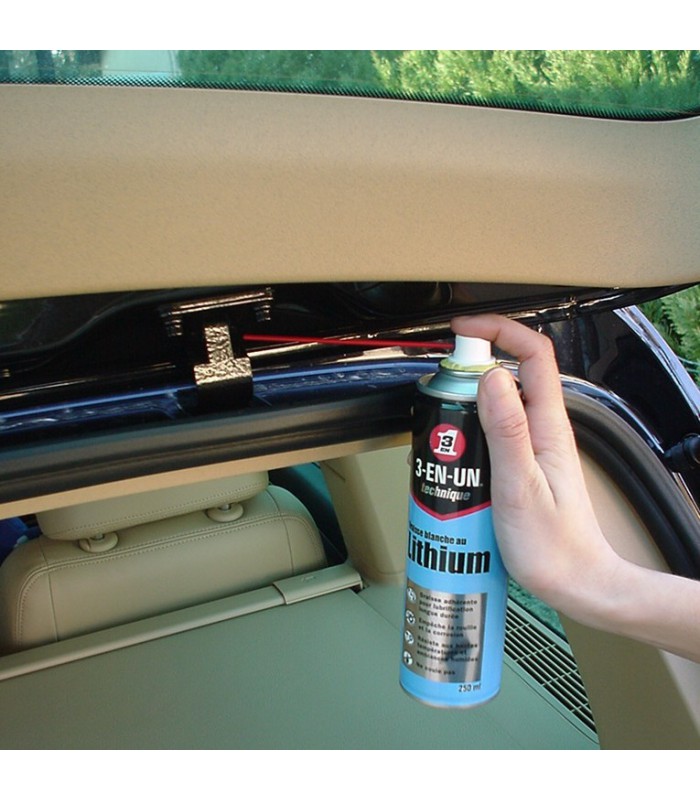 Graisse blanche au lithium 250 ml pour lubrification durable